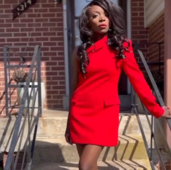 Zara Asymmetric blazer dress - Picture 9 of 12